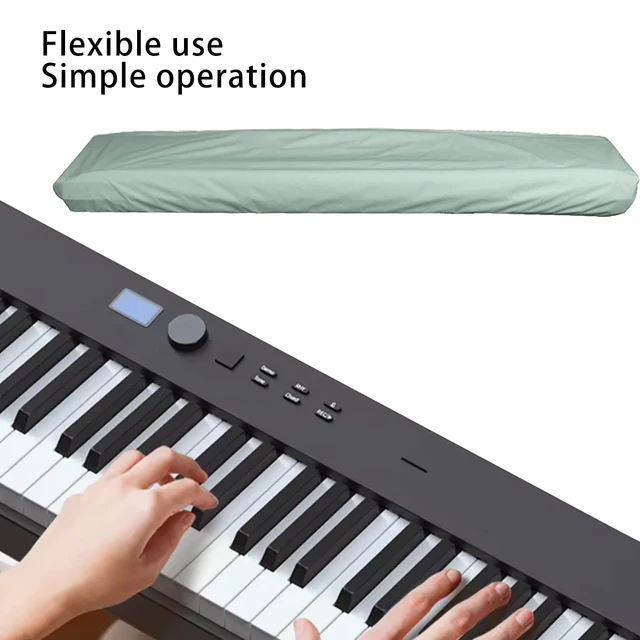 Copertura Per Pianoforte Elettronico 88 Tasti - Antipolvere Con Copri-Leggio, Dimensioni 134x44 Cm