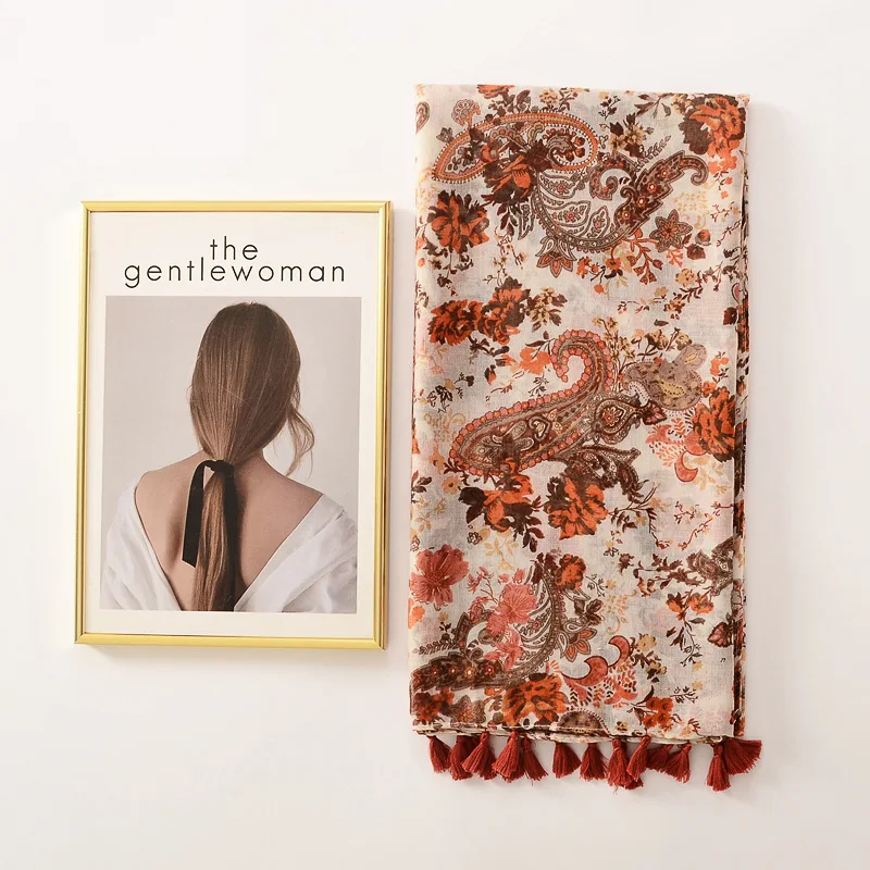 Рисунок 2 - Женский шарф, винтажные хлопковые