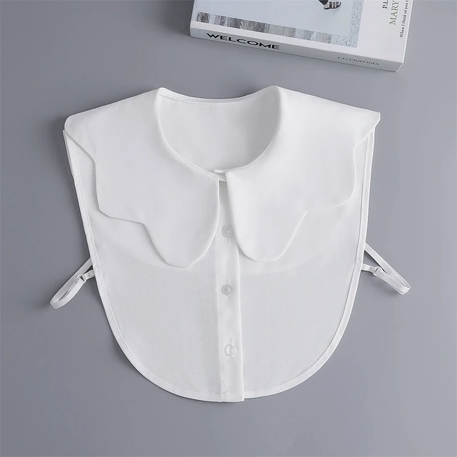Faux col de chemise vintage pour femme, col de chemise amovible, col de  pull, revers, haut, décor de cols - AliExpress