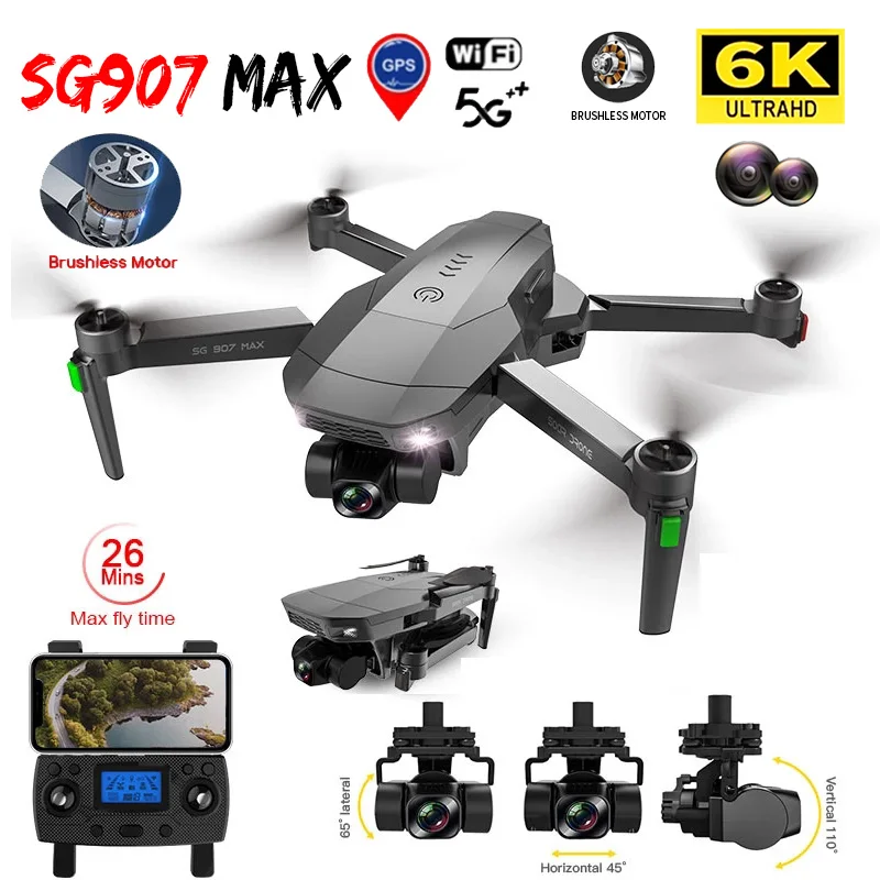 Tanio 2022 nowy SG907 MAX GPS profesjonalny Dron z 5G