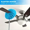 12 'Long Handle Microfiber Ceiling Fan Dust Collector - Dust Lock, Easy Cleaning Brush - Removable Brush Head for Easy Cleaning 1