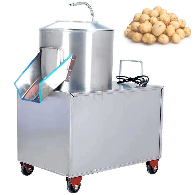 

Potato Peeler Commercial Stainless Steel 1500W Automatic Potato Peeling Machine Cleaning Machine Potato Cleaner