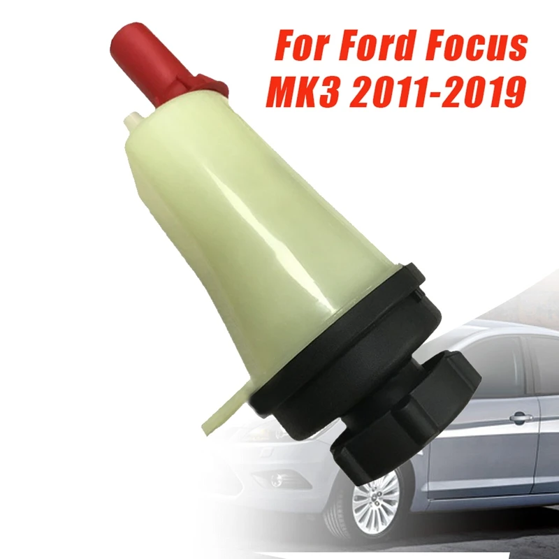 Power Steering Reservoir Power Steering Reservoir Expansion Tank Tank W/Cap BV61-3R700A-1A 1892564 For Ford Focus MK3 2011- Oil Steering Pump