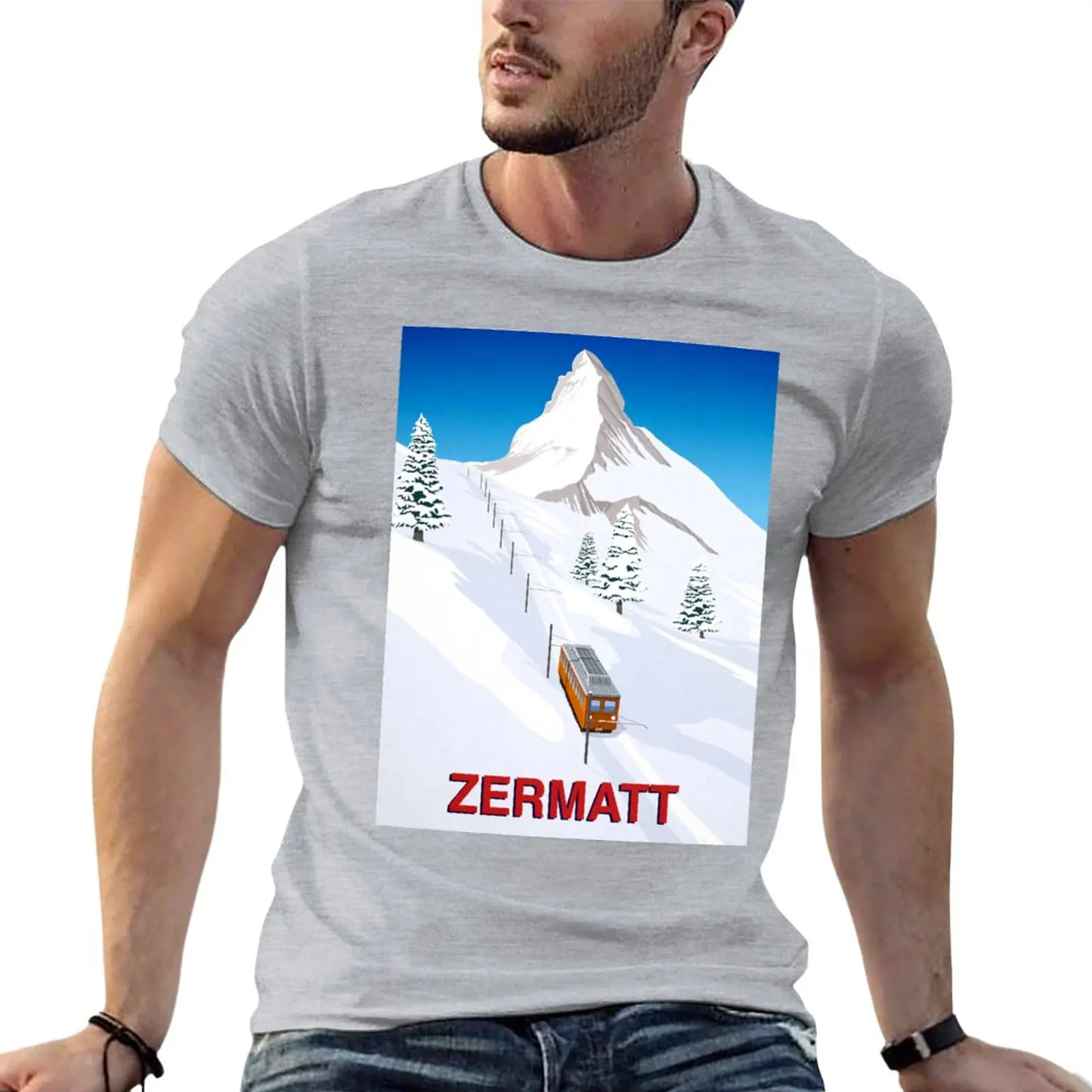 

Zermatt T-Shirt blanks quick drying blacks customs men t shirt
