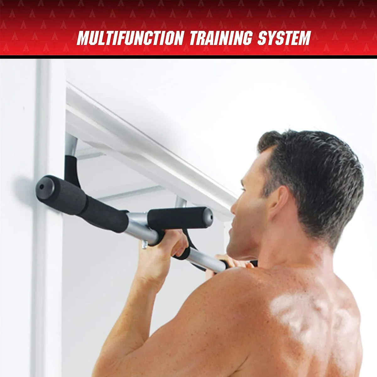 Klimmzugstange für Türrahmen, Verstellbare Breite Ohne Schrauben, Tragbare Klimmzugstange für Türrahmen, Ganzkörper-Fitness-Übung – Detail 8