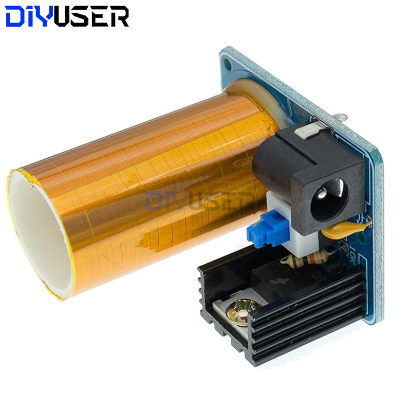 DIYUSER BD243 Mini zestaw cewka tesli magiczne rekwizyty DIY części puste światła technologia Diy DIY elektronika BD243C