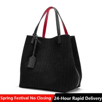 CH Ladies Shoulder Bag Fashion Classic New Pure Color Outer Pocket Ladies Handbag High Quality Craft Large Capacity Handbag