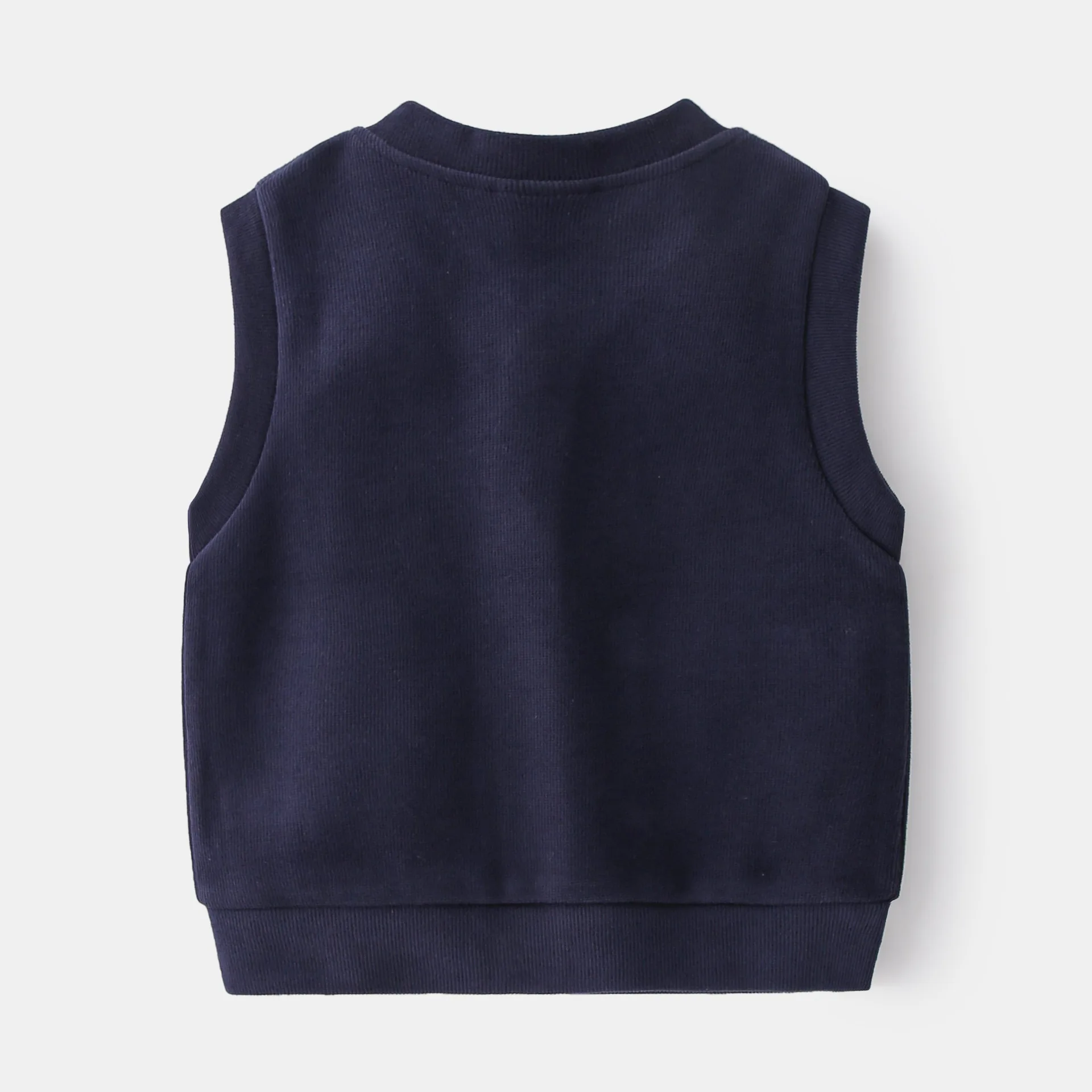 소년 캐주얼 컬러 블록 스트라이프 민소매 조끼, 세련된 V넥 싱글 브레스트 가디건, 포켓 포함, 2-7 세 용수철 가을