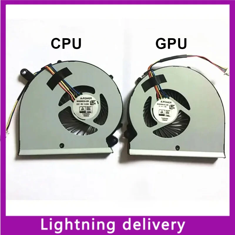 

Новинка для Gigabyte Aero15 RP64W RP65W кулер для охлаждения процессора и вентилятор для графического процессора