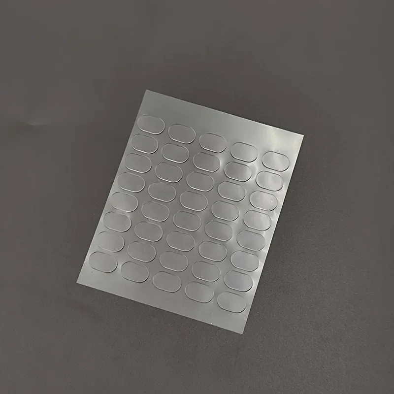 200pcs Transparent Double-Sided Tape Pads - Non-Marking, Anti-Skid Adhesive for DIY Projects & Model Car Decor Double