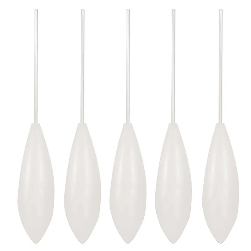 5 flotteurs bombardier acrylique 15g-50g pour pêche à la carpe - Flotteurs remontants haute visibilité