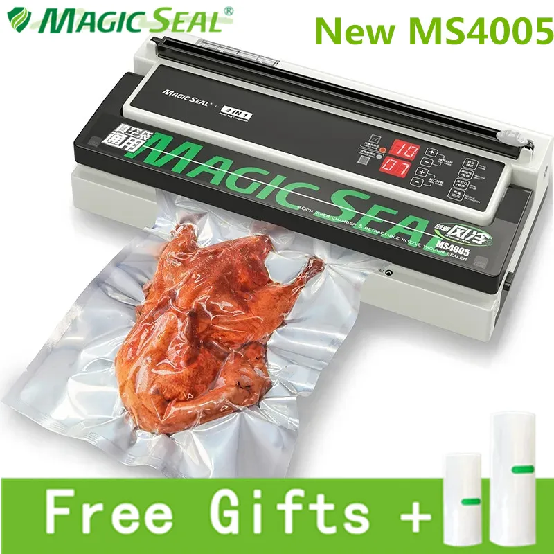 2-in-1 Automatic Vacuum Sealing System with Handheld Vacuum Sealer