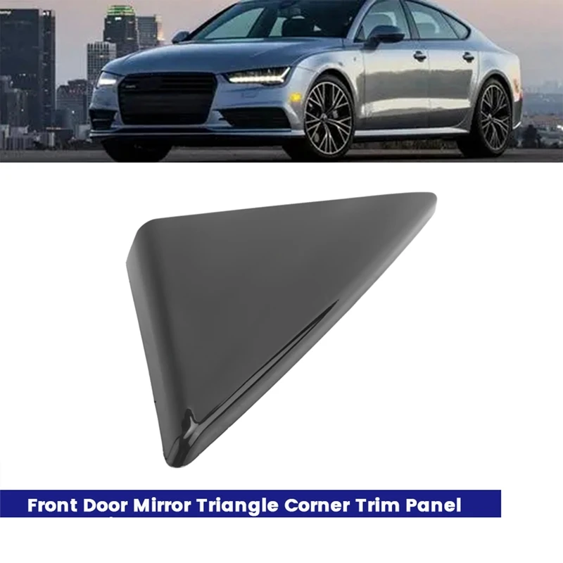 Front Door Mirror Corner Trim Cover For A7 RS7 Sportback 2011- Rearview Mirror Triangle Panel