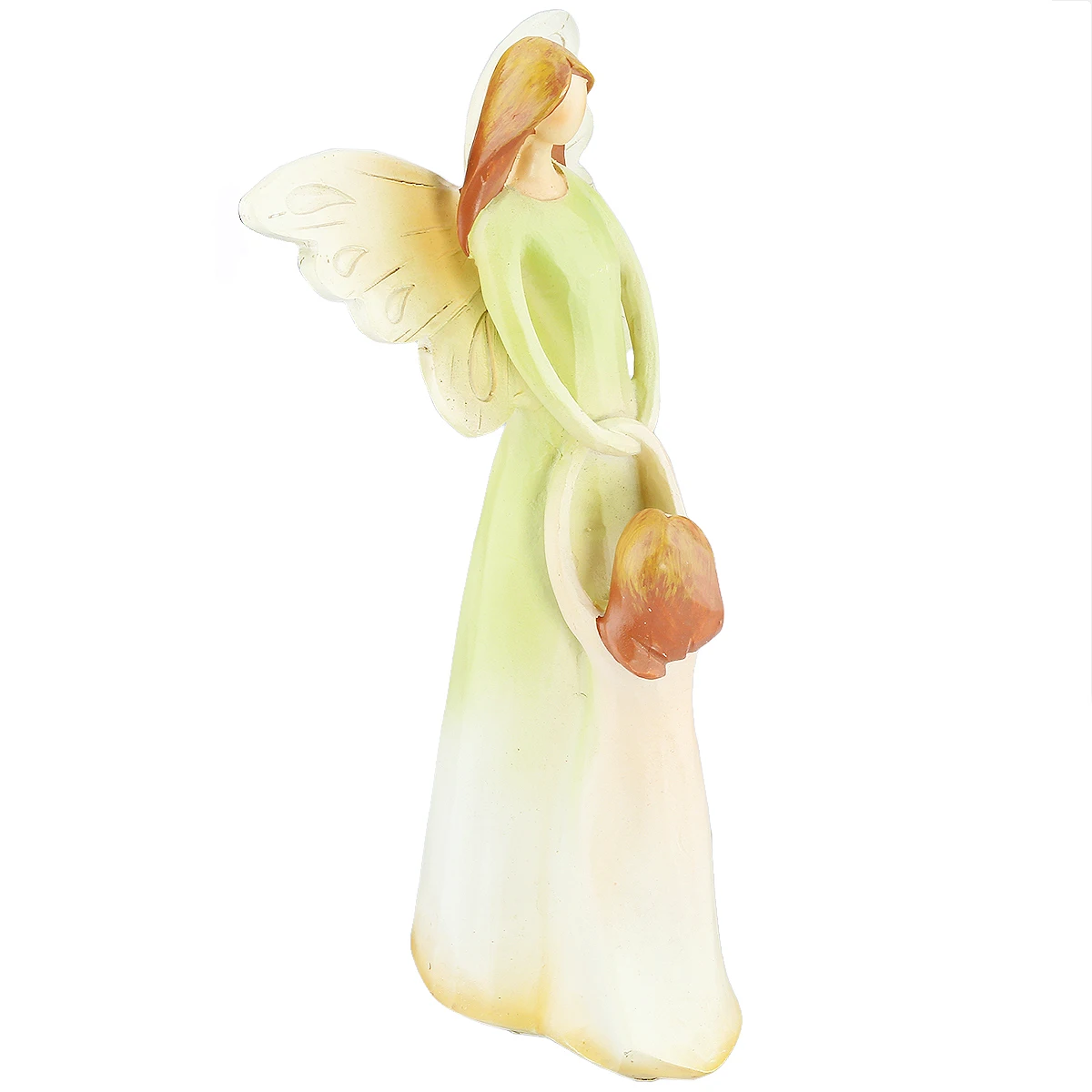 Guardian Angel Family Sculpture Resin Figurine Healing Hand Carved Statue For Church Religious Ornaments Garden Home Decoration