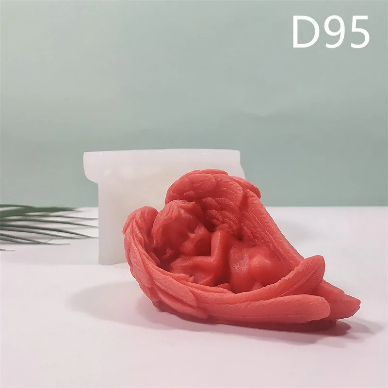 

Sleep Baby Candle Silicone Mold For Epoxy Resin Ornament Chocolate Cake Decoration Homemade Crafts Kitchen Accessories Tool