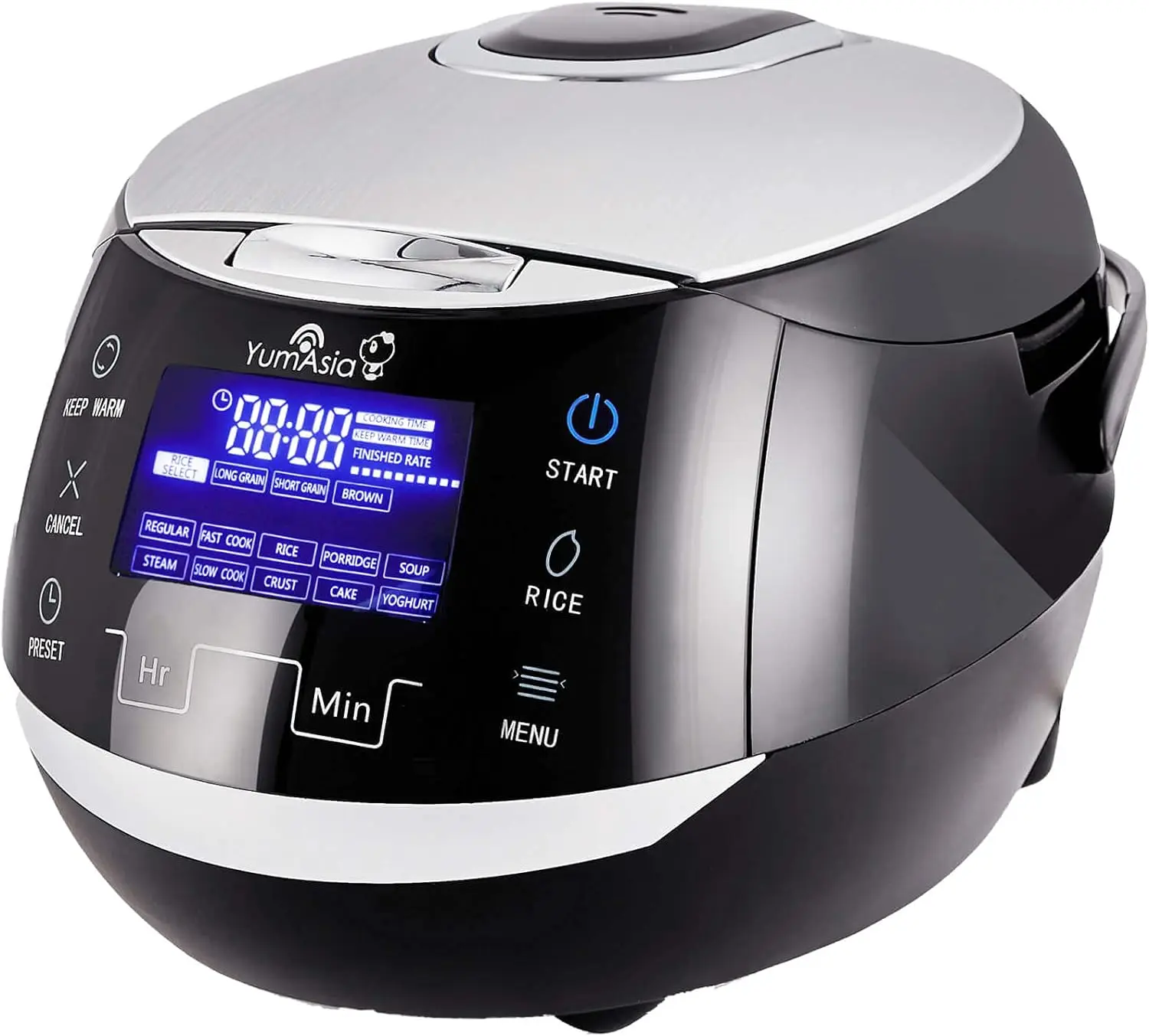 

Yum Asia Sakura Rice Cooker with Ceramic Bowl and Advanced Fuzzy Logic (8 Cup, 1.5 Litre) 6 Rice Cook Functions, 6 Multicook