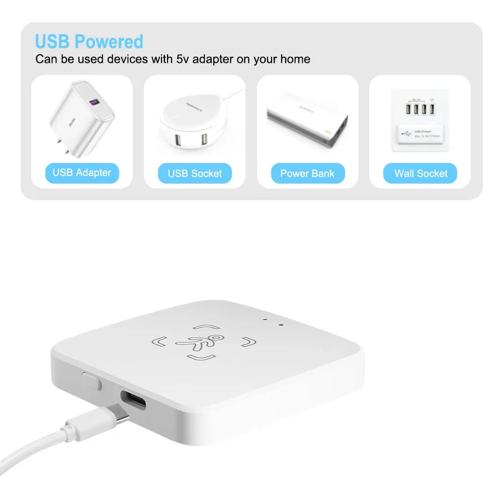 Human Presence Sensor Tuya WiFi or Zigbee MmWave Radar Detector With Luminance Sensor For Smart Home replace PIR