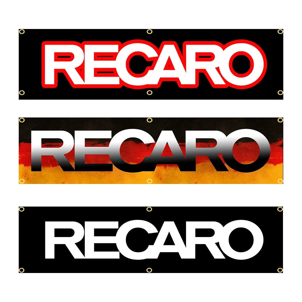 60 X240Cm Recaros Seat Car Banner Flag Garage O Arazzo Decorativo Per Esterni