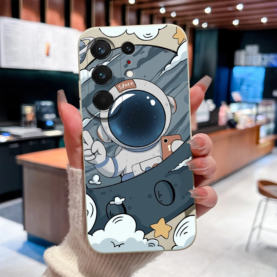 Abstract Line Art Print Liquid Silicone Shockproof Case with Camera Protection