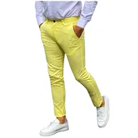 Men's Pants Smart Casual Fashion Men's Clothing Solid Pencil Pants Thin Mid Waist Jogger Casual Trousers Pants For Men Trousers - Image 4