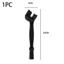 Deluxe Bicycle and Motorcycle Chain Cleaning Brush Set (Black)