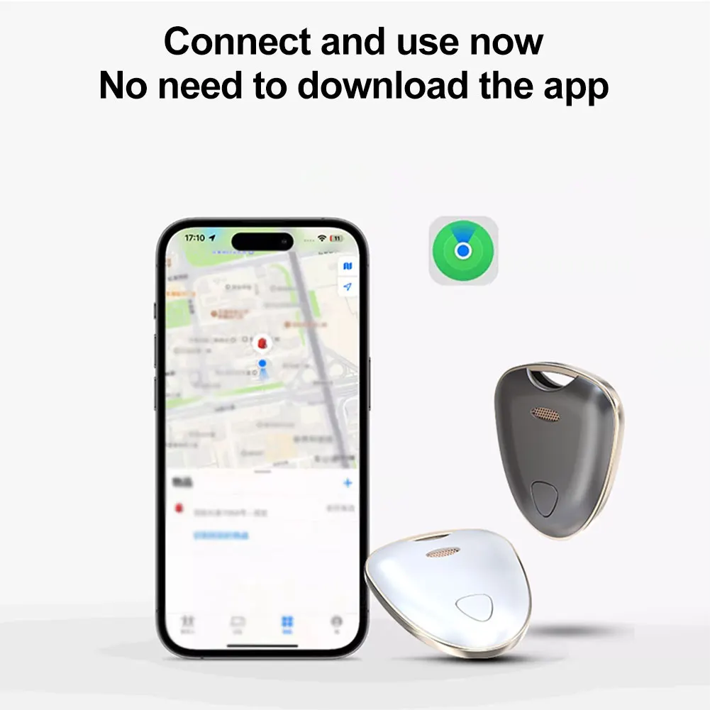 Smart Mini GPS Tracker for Pet Dog Cat Pet Locator Bluetooth Tracker Device Anti-lost Reminder Bluetooth for iphone