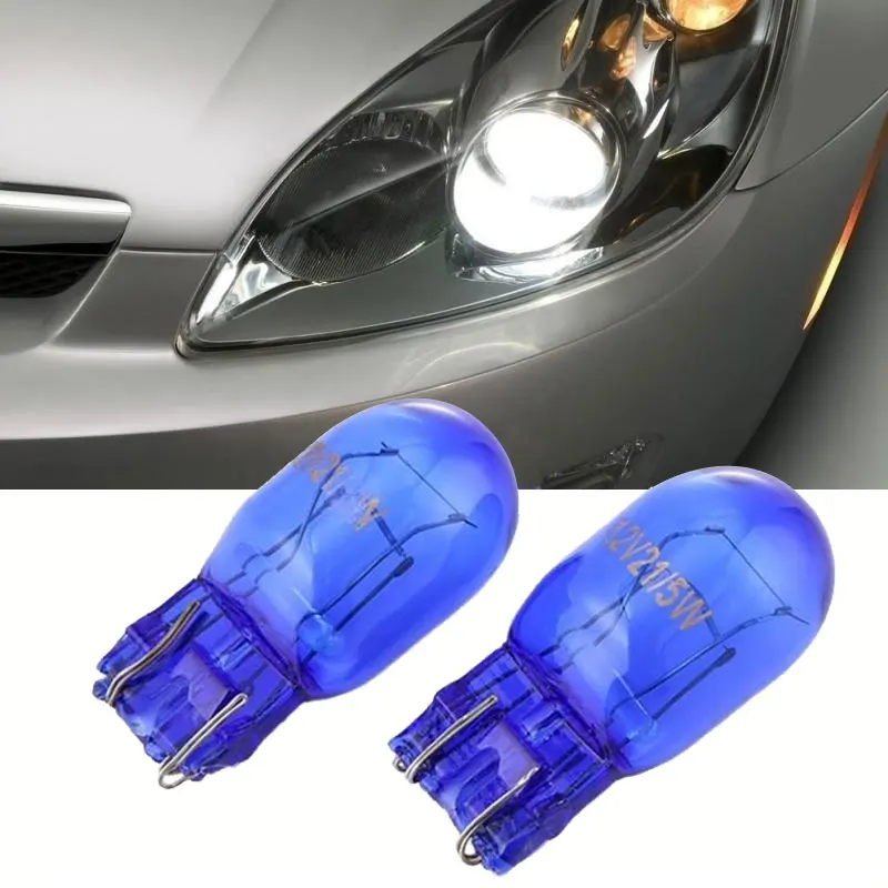 

1 пара W21/5 Вт T20 580 двойная нить Drl Sidelight 7443 супер белые Hid-лампы