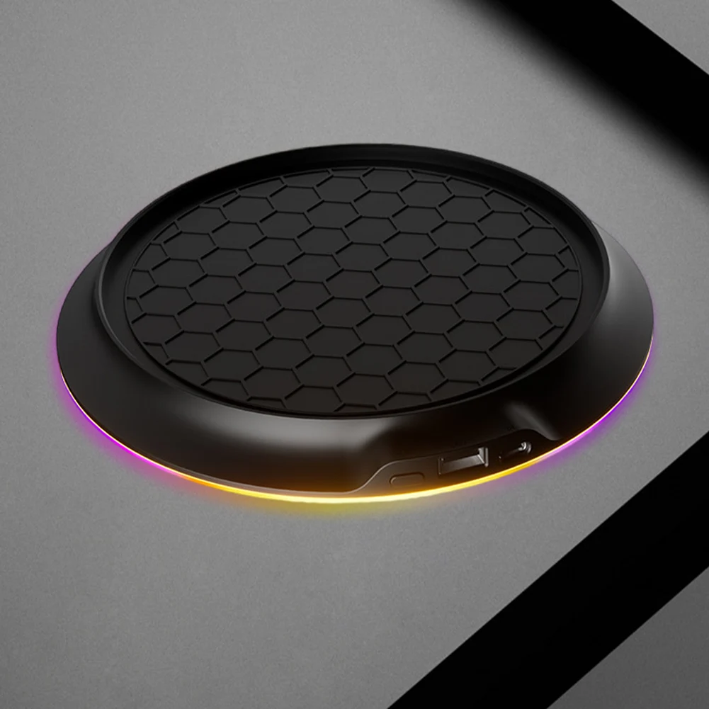 USB 2.0 포트 쿨러 도킹 RGB 홀더 도크 베이스 게임 콘솔 액세서리가 포함된 Xbox 시리즈 X 콘솔용 스탠드 쿨링 스테이션
