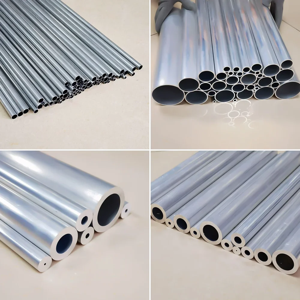 Aluminium Tube OD26-31mm length300mm 500mm Round Aluminum Alloy Pipe Straight Large outer diameter 6063 thickness0.5-11