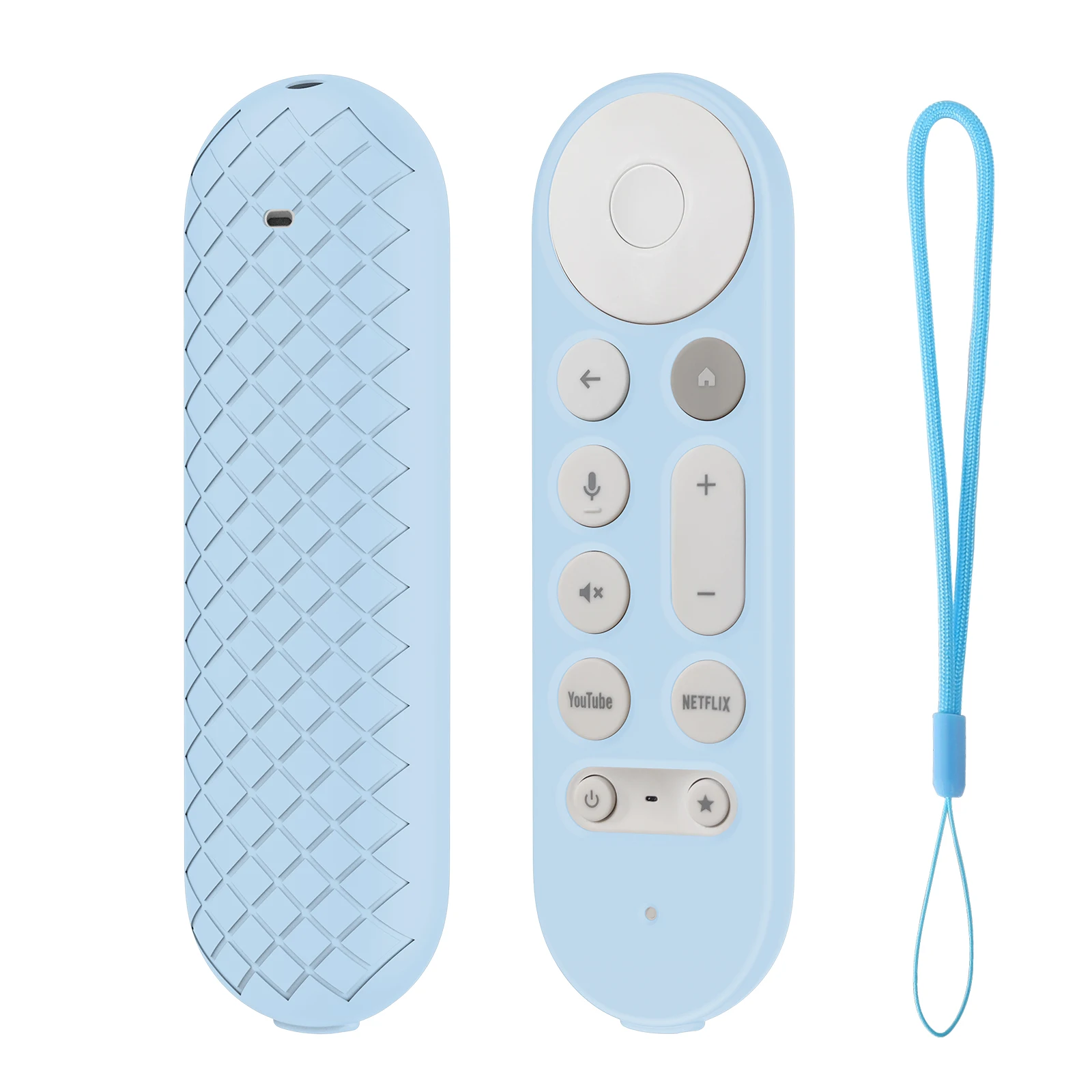 Silicone Remote Controller Cases Protective Covers For Google TV Streamer 4K TV 2024 for Google GY3LE Remote Controller 6