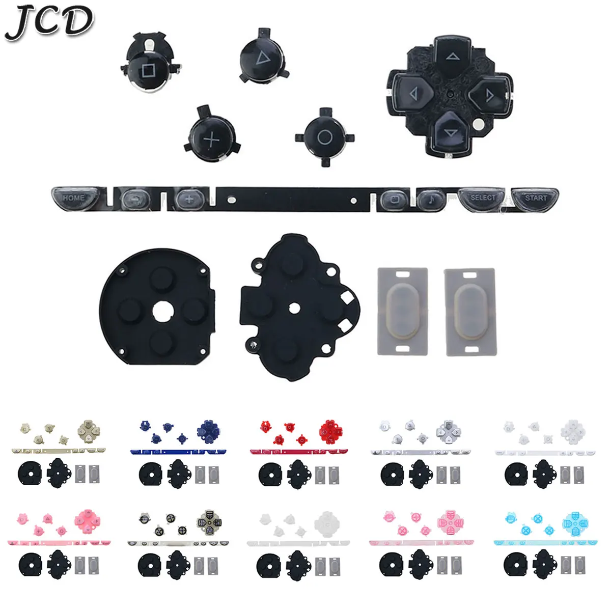 JCD-Rubber-Conductive-R-L-button-repair-part-for-psp1000-PSP-1000-Left ...