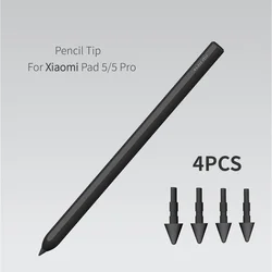 1-4PSC 2.0 Black Pen Tip For Xiaomi Pad 5/5 Pro Smart Pen Nib Refill Accessories Set For XIAOMI Stylus Pencil Tips