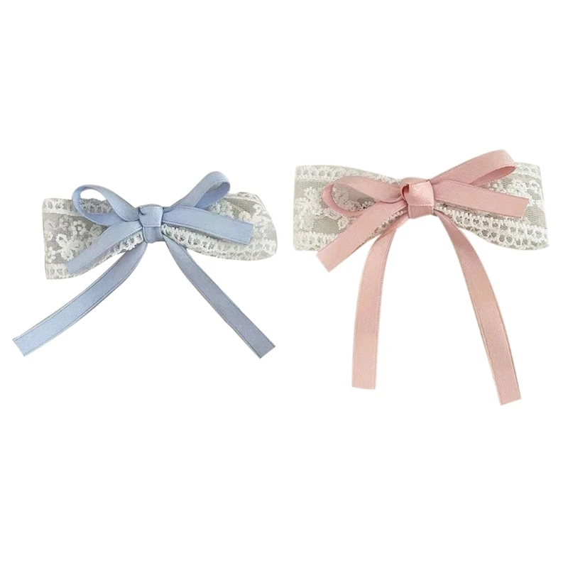 

Sweet Bowtie Hair Clip Girls Double Layer Hair Bows Women Party Hair Decoration Dropship