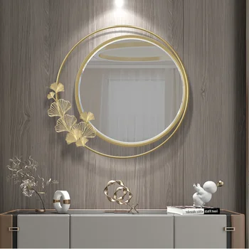 Decorative Round Macrame Aesthetic Mirror 1