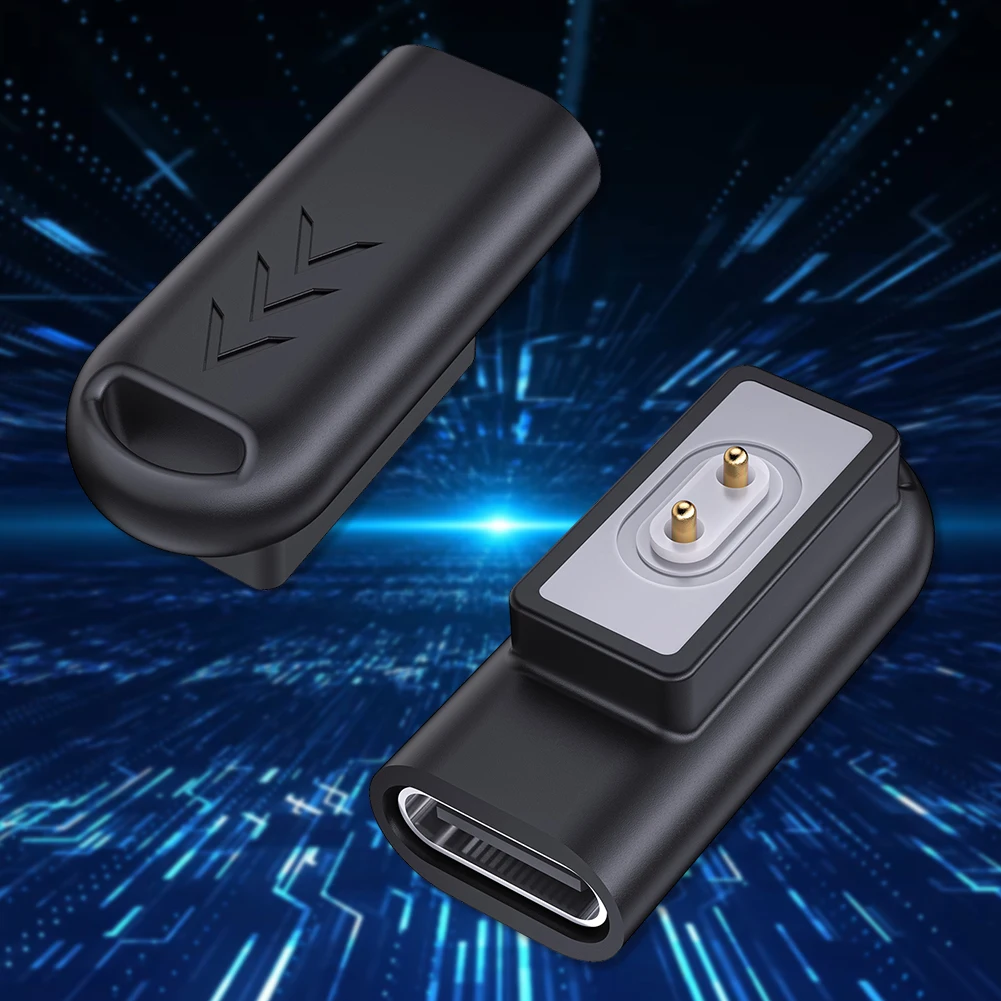 USB-C Female To for Xiaomi Smartwatch Male Adapter Watch Charger Adapter 90 Degree Charging Adapter for Xiaomi Mi Band 8 Pro/8