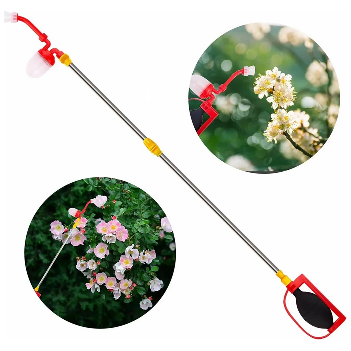 A04R-New Agricultural Pollinator Diatomaceous Earth Powder Dust Collector Multi-Function Powder Sprayer 73-109cm