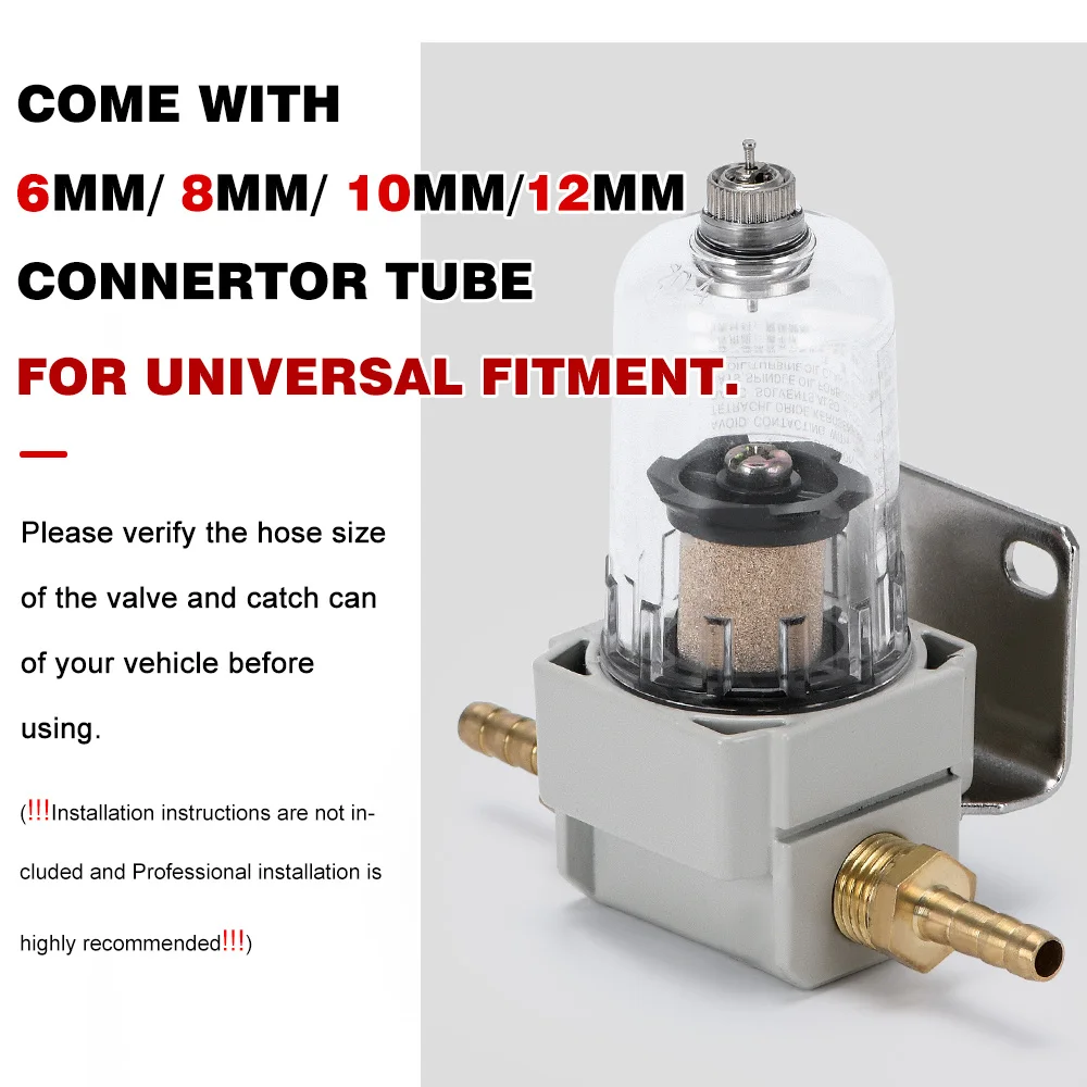 Oil Catch Can Tank Universal Engine Oil Catch Tank Or Oil can Filter out impurities