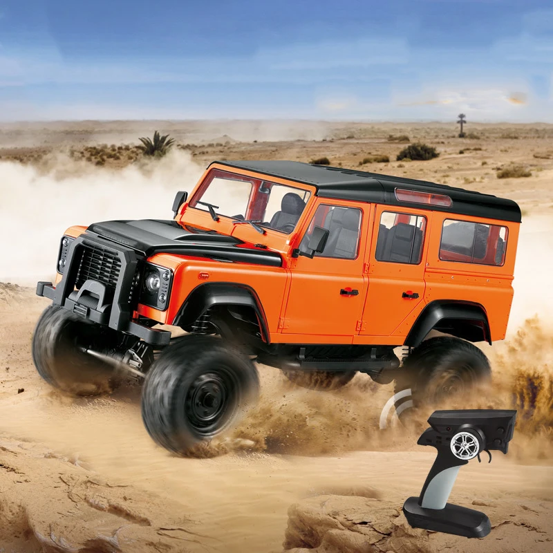 Double E Five Doors Large Rc Car 4Wd 1:8 D110 Crawler Rc Buggy Climbing Car Potente Motore Metal Beam Telecomando Giocattoli Per Auto