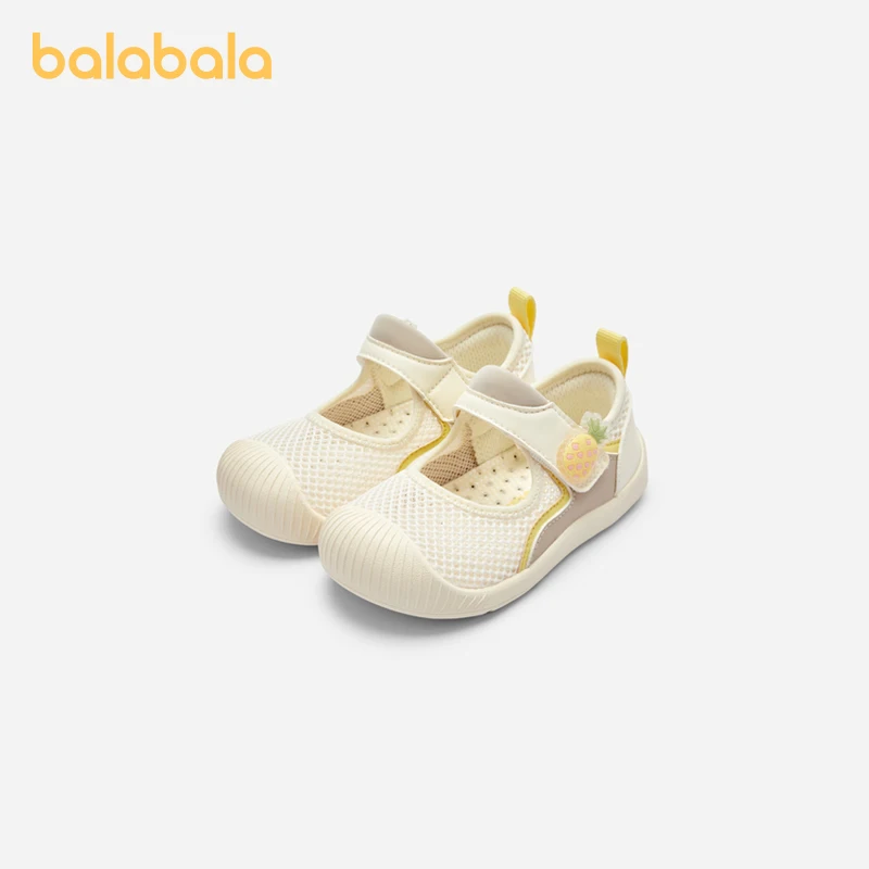 Balabala Baby Walking Shoes Boys Girls Sandals Shoes Infant 2024 Summer New Lightweight Breathable and Slip-Resistant 5