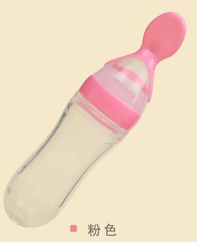 Rice Cereal Squeeze Feeding Spoon Bottle Silicone Kids Care Tools Children's Multi-purpose Spoons Infant Tablewares
