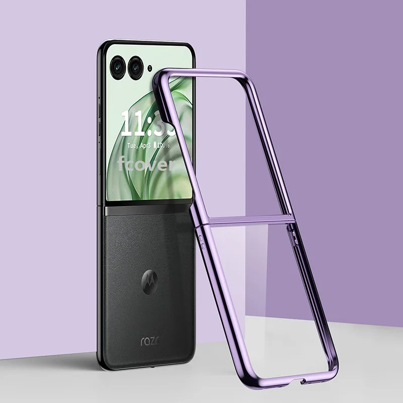 Clear Back Hard Protection Case with Frame Plating
