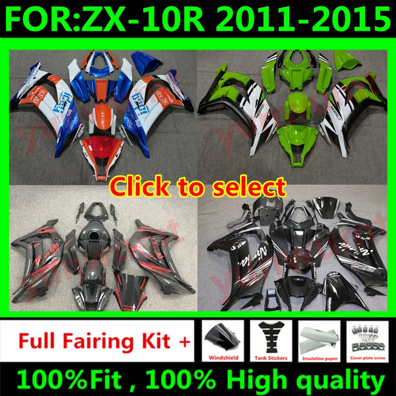 NEW ABS Motorcycle Injection mold Fairings Kit fit for Ninja ZX 10R