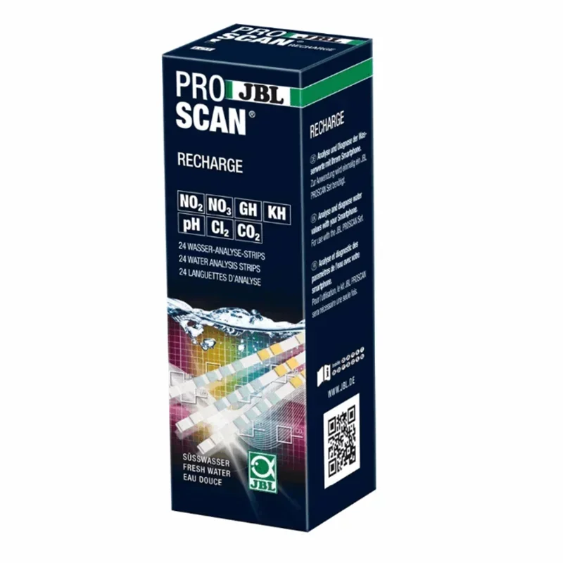 JBL Seven-in-one Test Strip Supplementary Article Test Water Analysis with Evaluation Via App Water Set for Aquarium