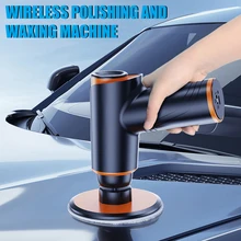 

Cordless Car Polish Machine Rechargeable Electric Polisher Ultra-Light 1800RPM 2 Speed Auto Waxing Buffing Machine Accessories