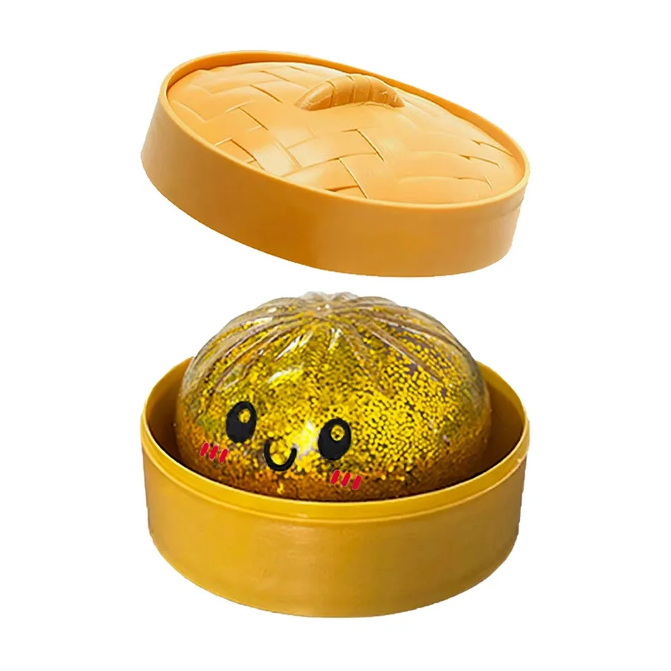 Colorful Dumpling Squishies Slow Rising Stress Relief Toy