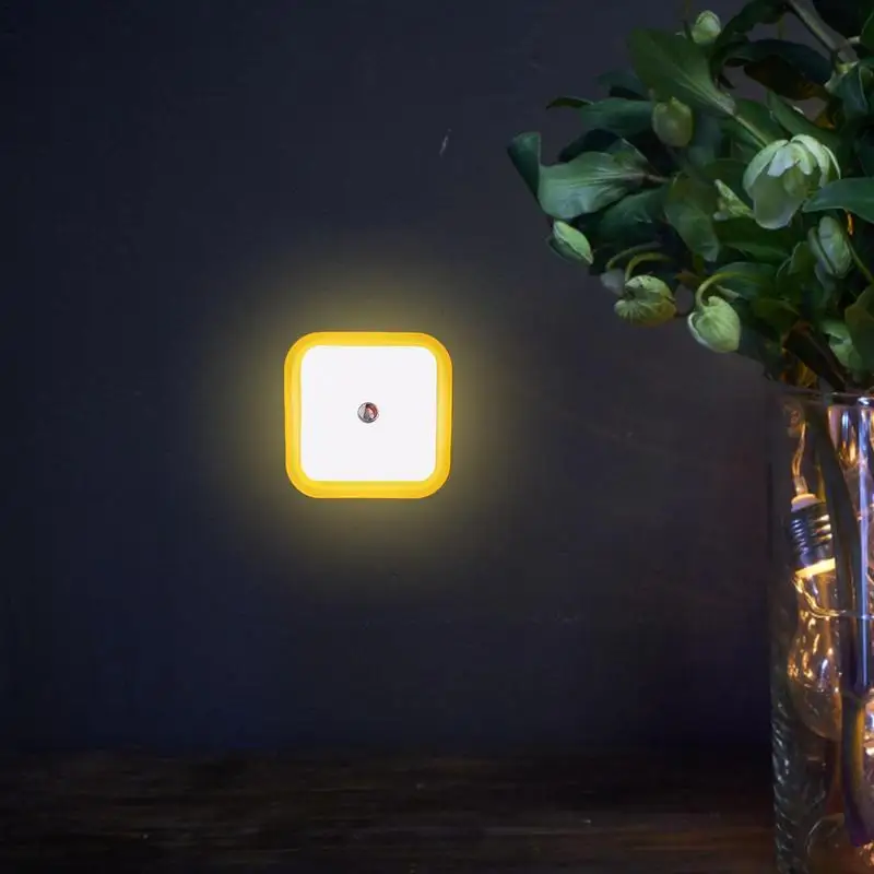 Plug In Night Lights Night Light With Dusk To Dawn Photocell Auto Sensor Adjustable Brightness Plug In Light For Hallway Bedroom