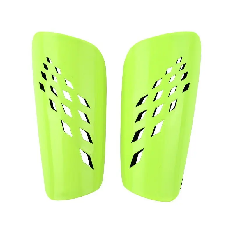 Football Shin Guard Adults Kids Professional Soccer Leg Guards Hard Diamond Shaped Breathable