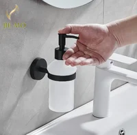 ขวดสบู่แบบกดติดผนังสำหรับโรงแรมกล่องสบู่ดำเครื่องจ่ายสบู่เหลวแก้วขนาด250มล. 1