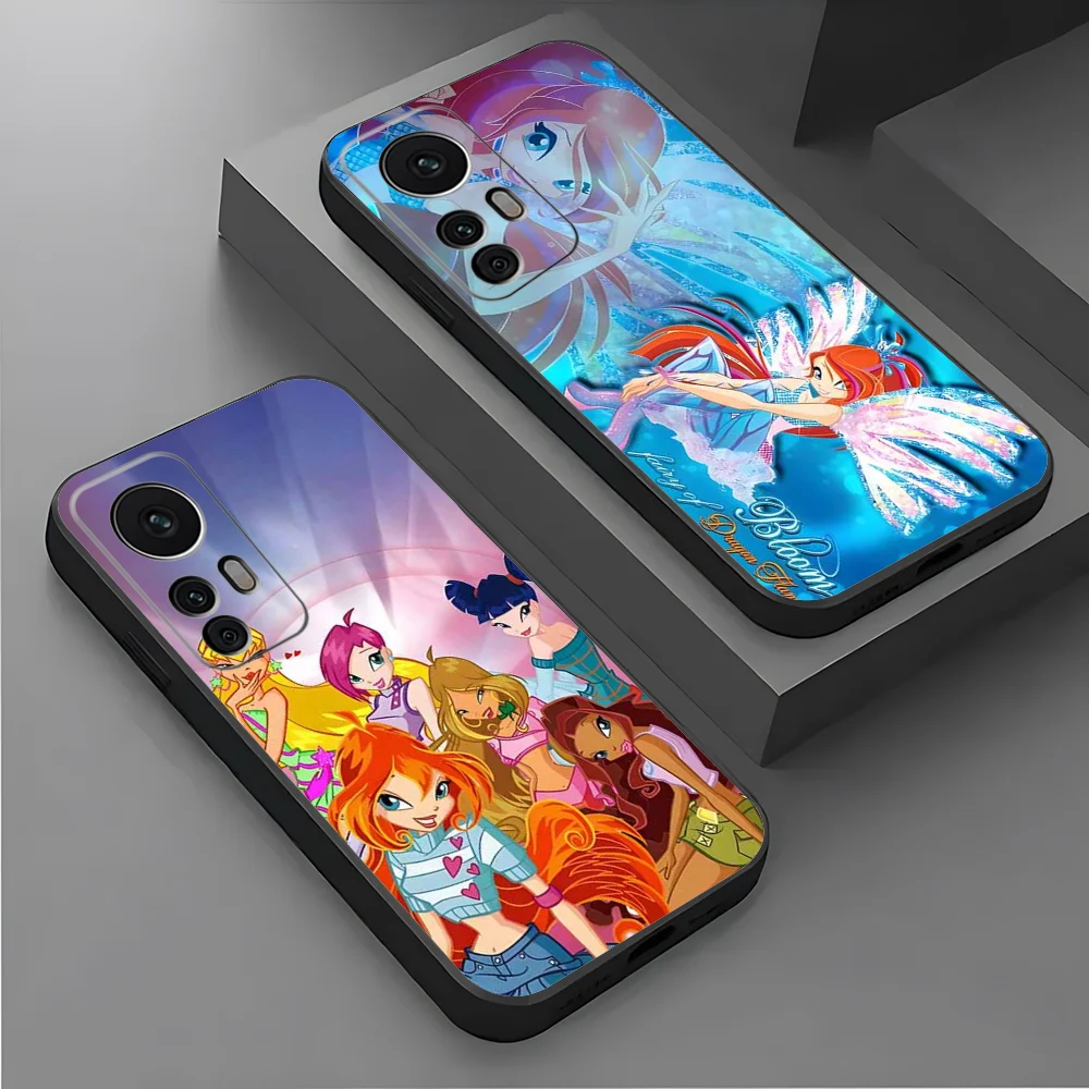Custodia Per Telefono Da Donna Winx Catoon Clubs Per Xiaomi 13 Poco F3 X4 M4 M3 X4 Gt 9 12 11T 11 9T 9Se 11I Pro Ultra Note10 Lite Cover