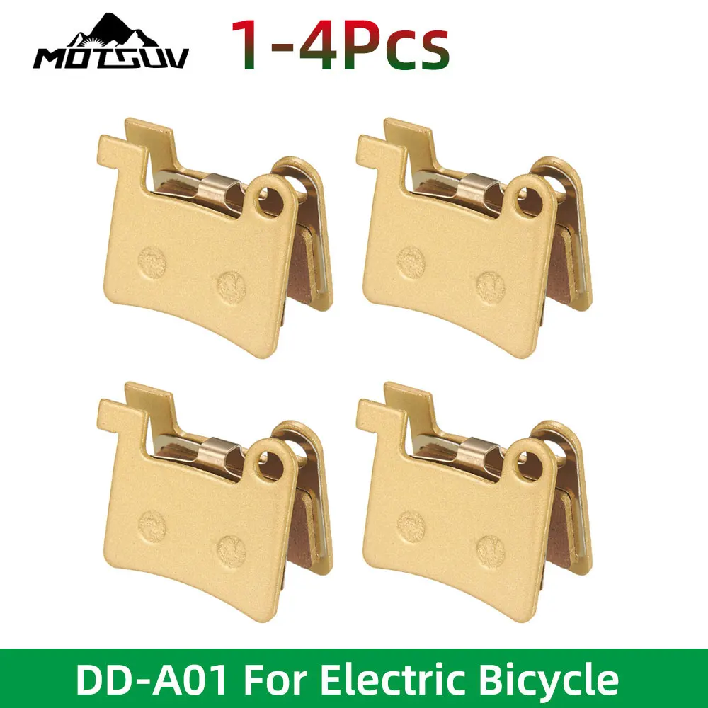 1-4 Pairs Electric Bicycle Disc Brake Pads Copper-based all-metal Brake Pads for Elida Suzuki Folding Lithium Battery